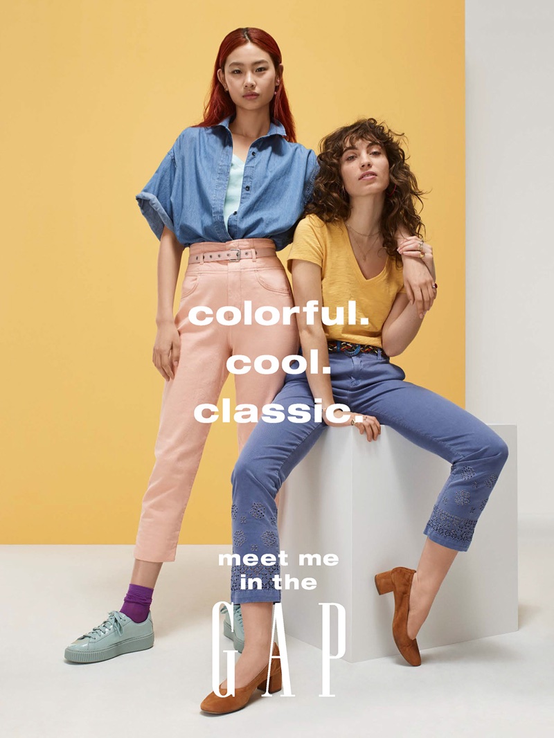 Hoyeon Jung and Katerina Tannenbaum front Gap's spring-summer 2018 campaign