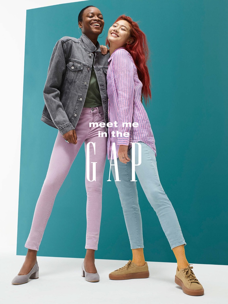 Models are all smiles in Gap's spring-summer 2018 campaign