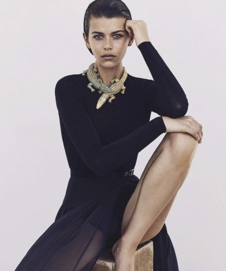 Georgia Fowler Shines in Cartier Gems for Vogue Australia Georgia Fowler Shines in Cartier Gems for Vogue Australia