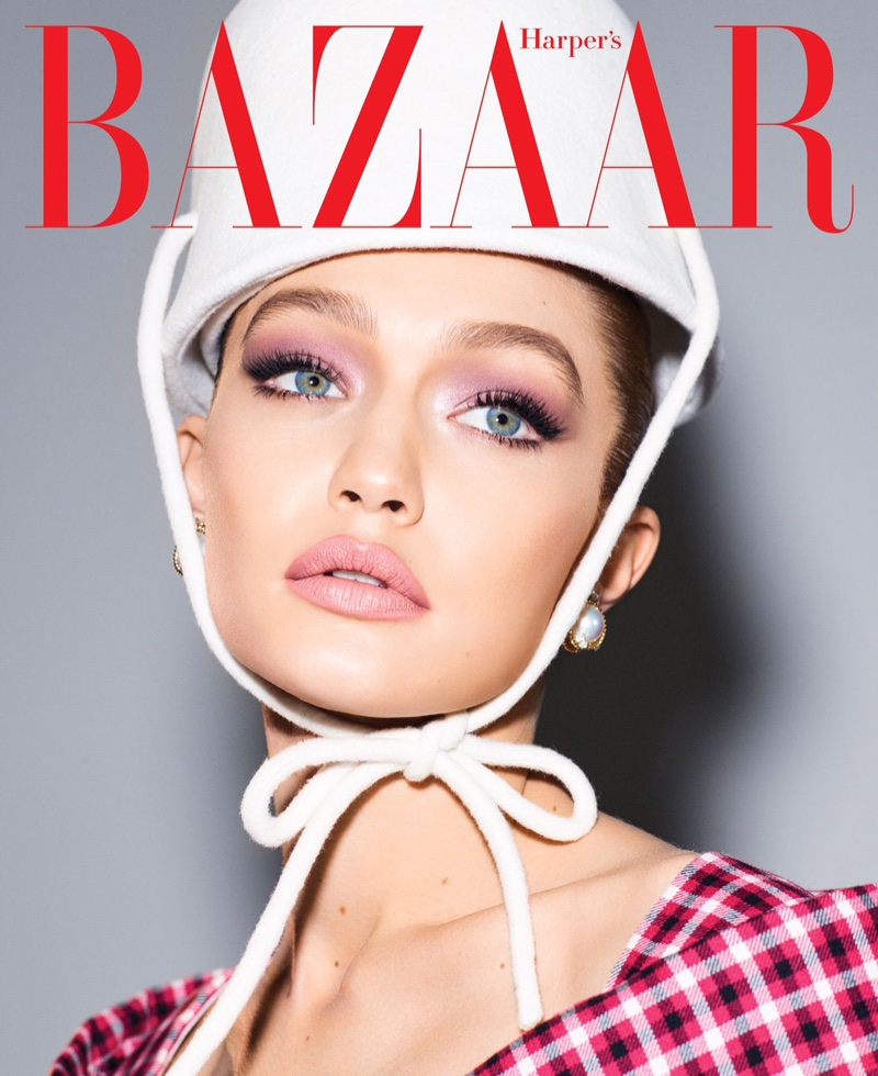 Gigi Hadid Models Luxe Looks for Harper's Bazaar