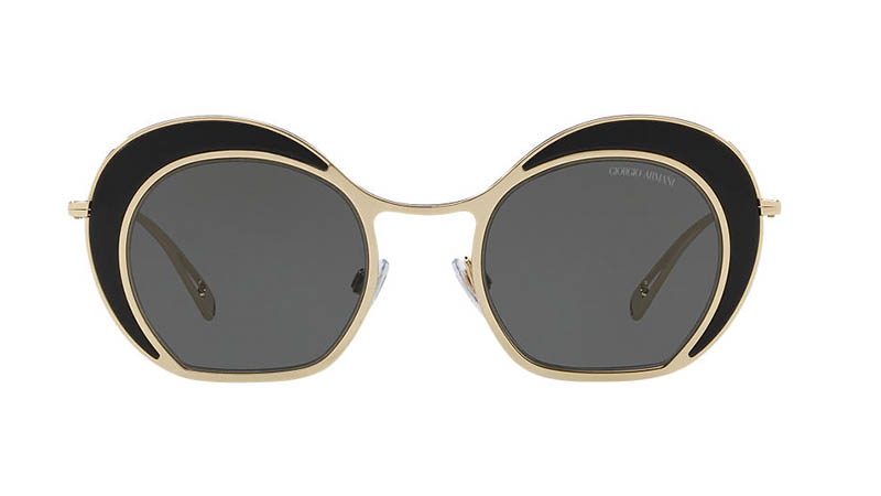 Giorgio Armani AR6073 47 Sunglasses in Black/Grey $300