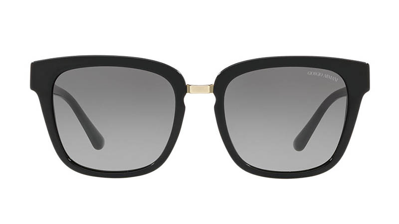 Giorgio Armani AR8106 54 Sunglasses in Black/Grey $280