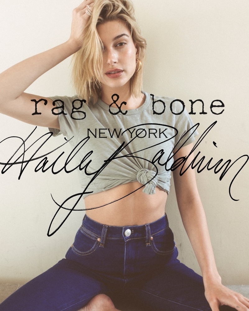 Hailey Baldwin stars in Rag & Bone's 2018 D.I.Y. Project