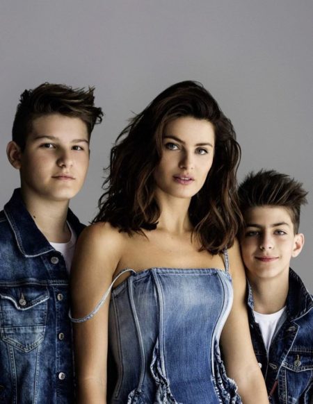 Isabeli Fontana Poses with Sons Zion & Lucas for ELLE Russia Isabeli Fontana Poses with Sons Zion & Lucas for ELLE Russia