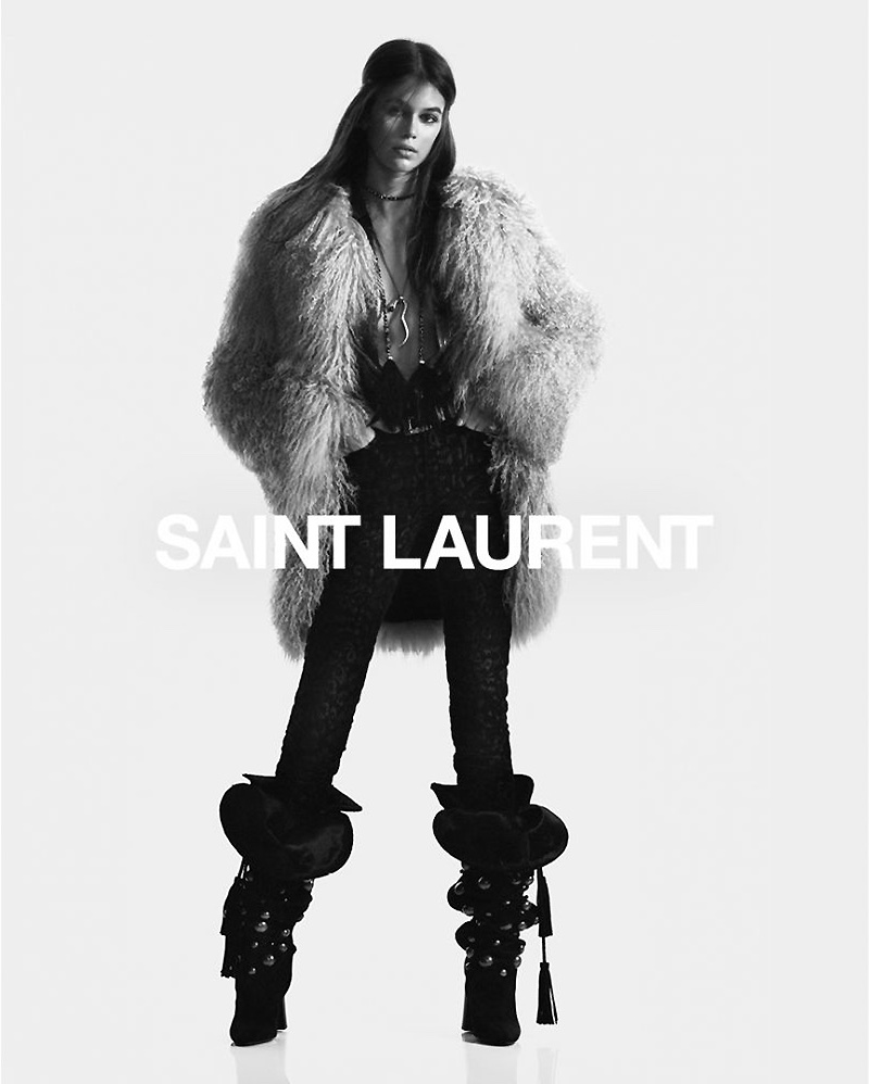 An image from Saint Laurent's fall 2018 advertising campaign