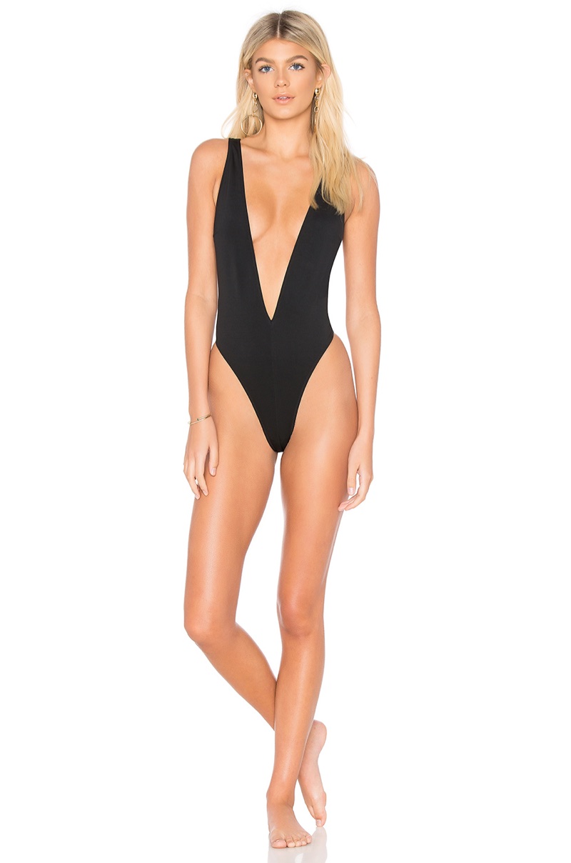 Kendall + Kylie x REVOLVE Plunge One Piece Swimsuit $138