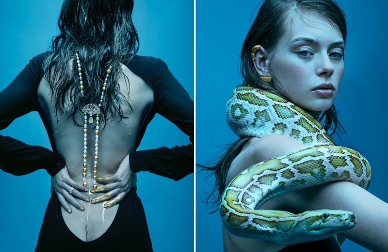 Lauren de Graaf is A Snake Charmer for Citizen K International