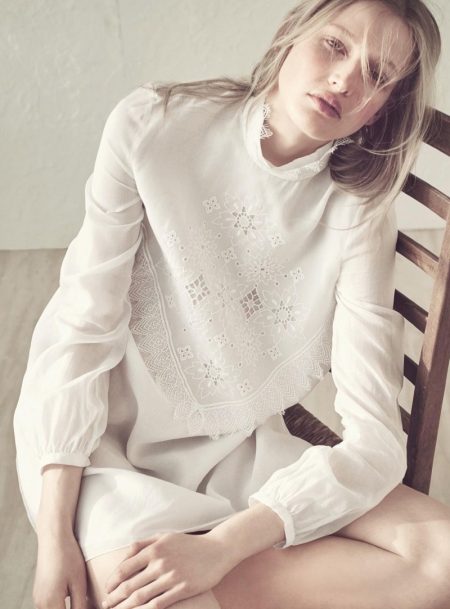 Leah Rodl Poses in Dreamy White Fashions for Harper's Bazaaar Germany Leah Rodl Poses in Dreamy White Fashions for Harper's Bazaaar Germany