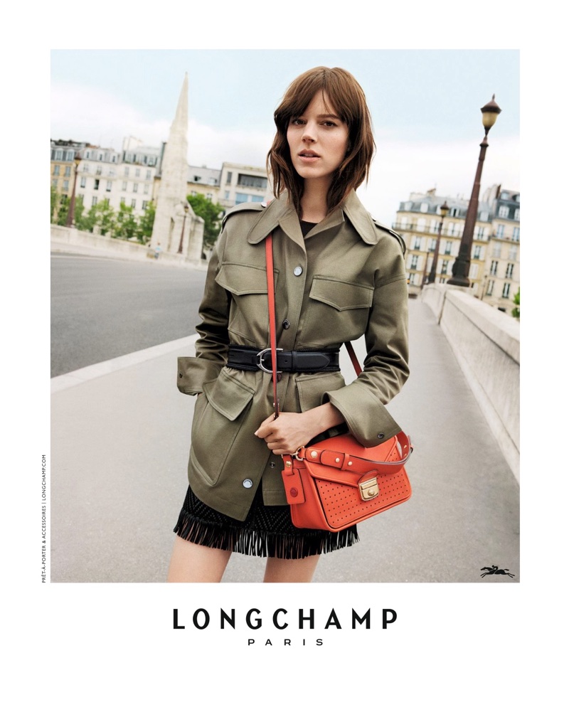 Freja Beha Erichsen stars in Longchamp's spring-summer 2018 campaign