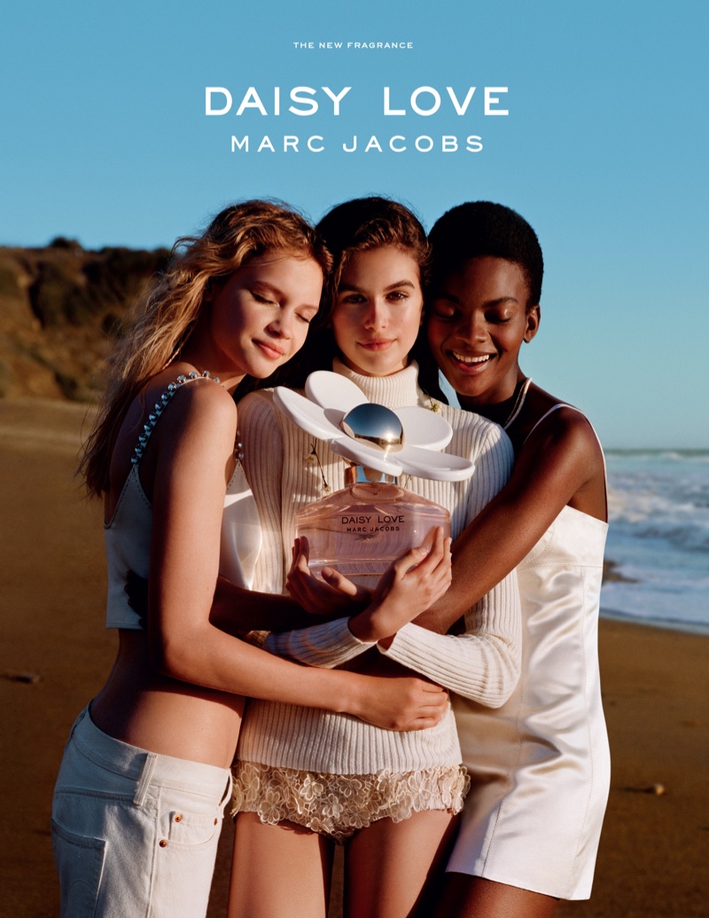 Faith Lynch, Kaia Gerber and Aube Jolicoeur star in Marc Jacobs Daisy Love fragrance campaign