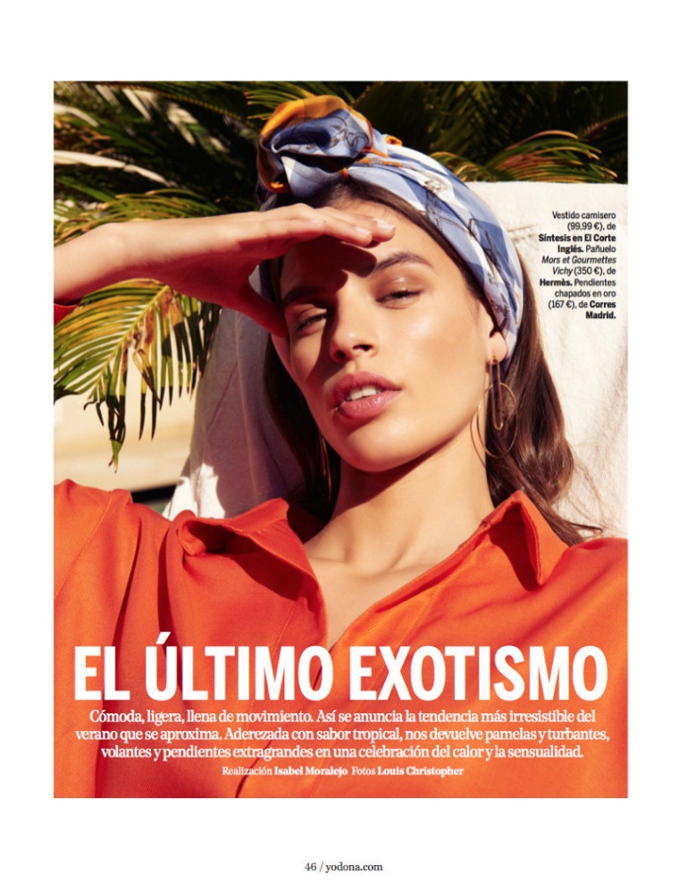 Marta Aguilar Poses in Summer-Ready Fashions for Yo Dona