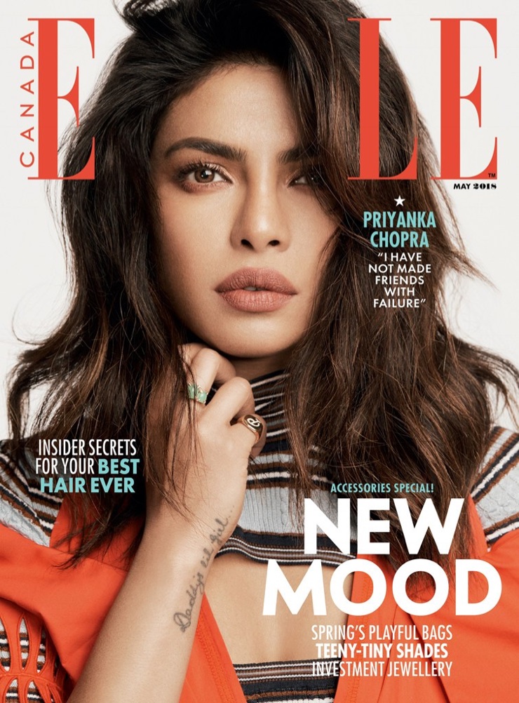 Priyanka Chopra on ELLE Canada May 2018 Cover