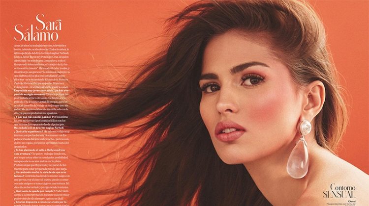 Sara Sálamo Wears the Hottest Makeup Trends for InStyle Spain