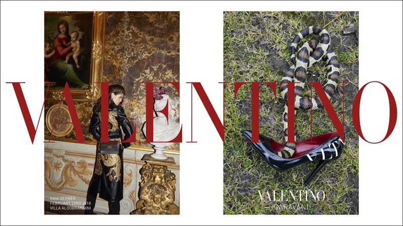 An image from Valentino's pre-fall 2018 advertising campaign