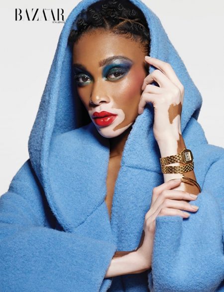 Winnie Harlow Wears Statement Styles for Harper's Bazaar Singapore Winnie Harlow Wears Statement Styles for Harper's Bazaar Singapore
