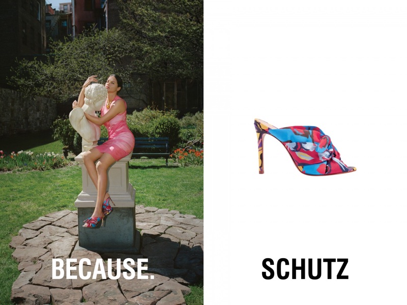 Schutz enlists Adriana Lima for its summer 2018 campaign