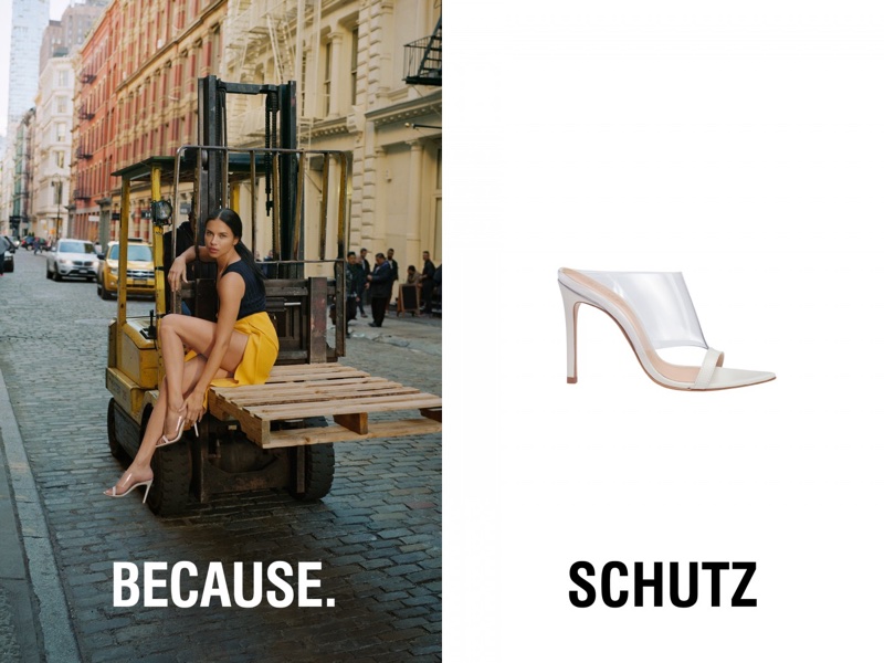 Supermodel Adriana Lima fronts Schutz' summer 2018 campaign