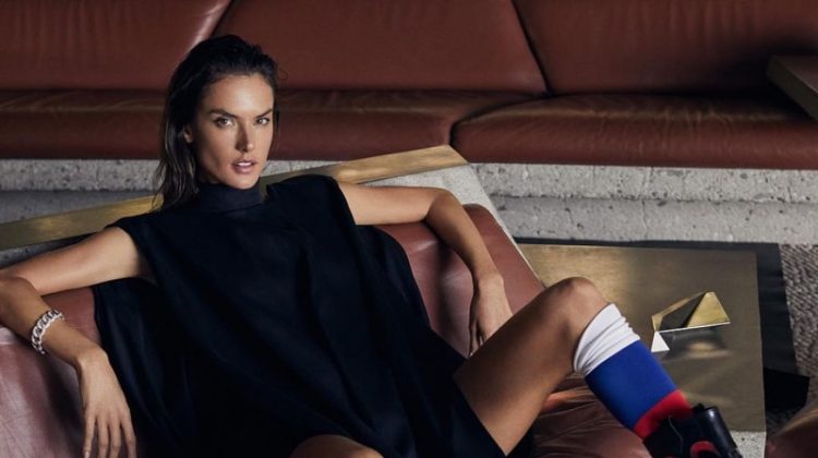 Alessandra Ambrosio Gets Sporty Glam for Tatler Russia