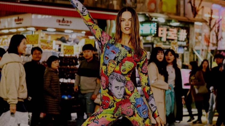 Alessandra Ambrosio Poses in Seoul for Vogue Brazil Cover Story