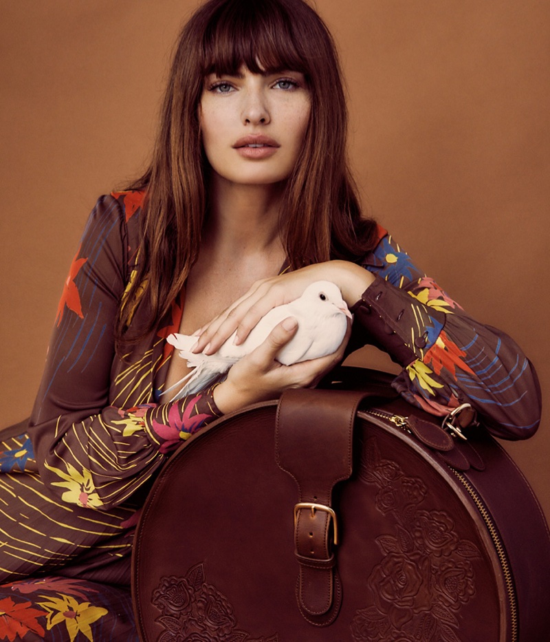 Alyssa Miller stars in Pilgrim handbag and luggage campaign