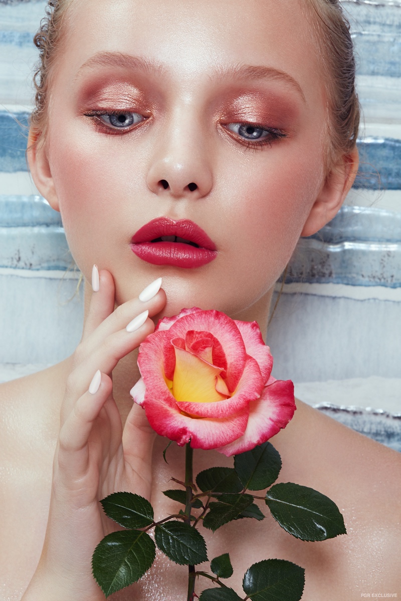 Wendy Hope photographs Amiah Miller in 'Rêves de Fleurs'