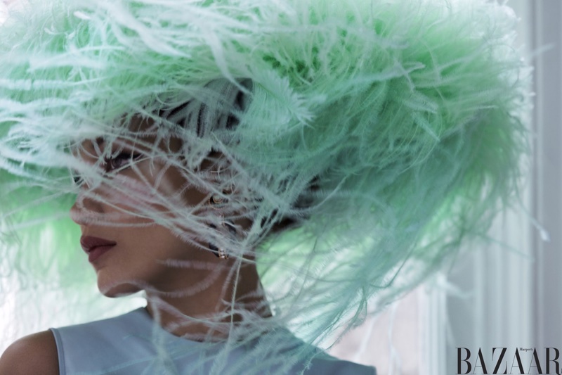 Bella Hadid Enchants in Haute Couture for Harper's Bazaar