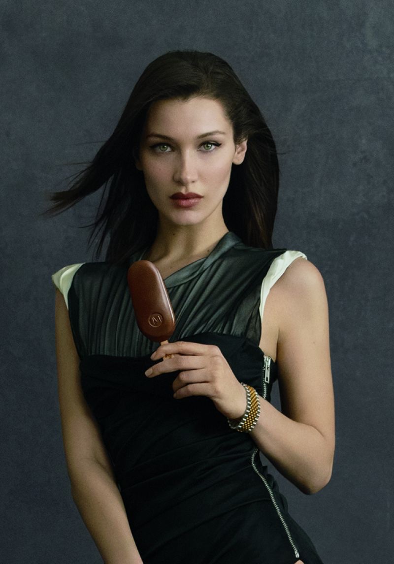 Bella Hadid stars in Magnum Ice Cream campaign