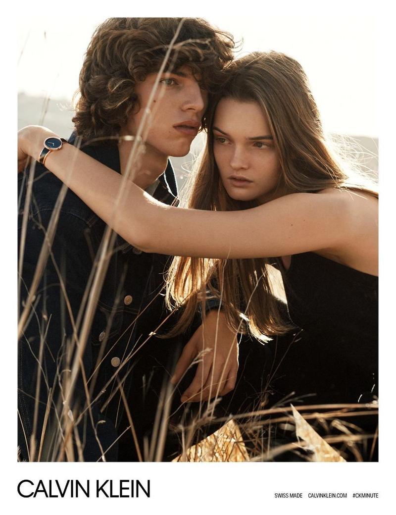 An image from Calvin Klein Watches spring 2018 advertising campaign