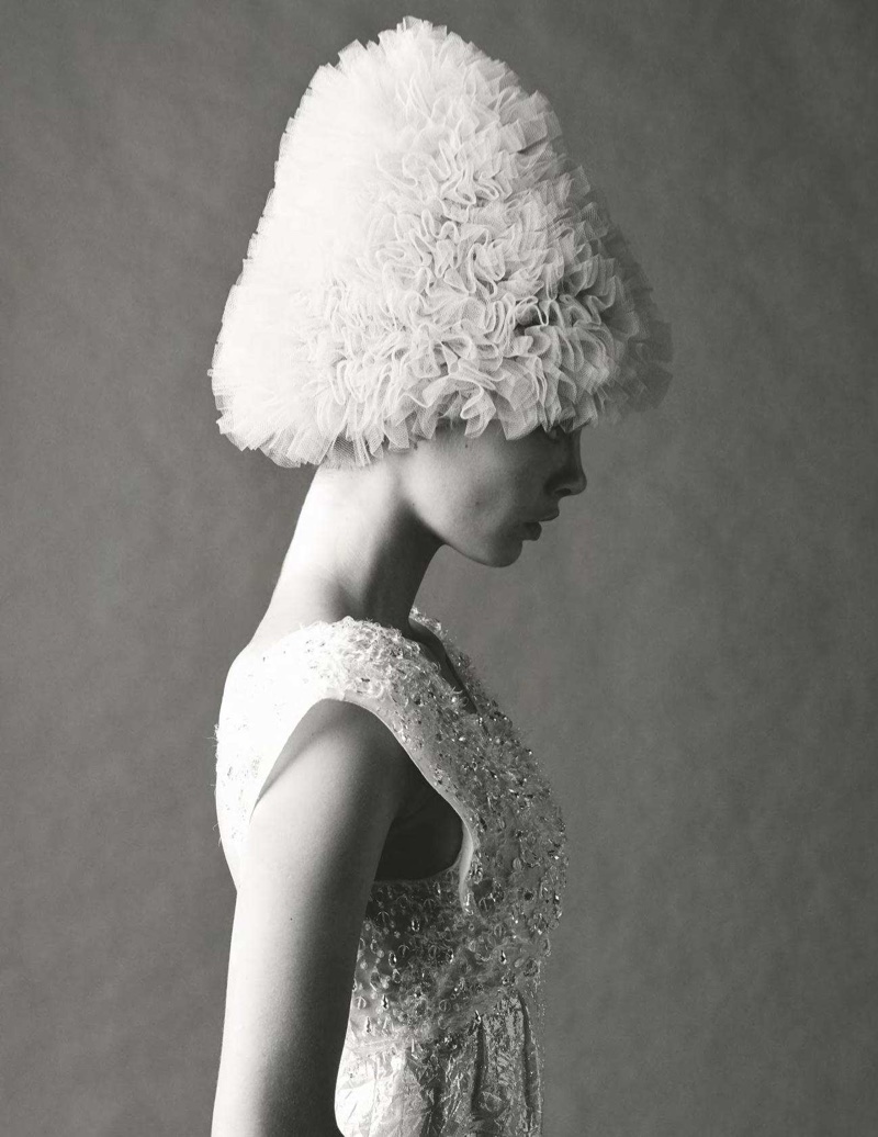 Cara Delevingne Takes On Bridal Fashion for Vogue UK
