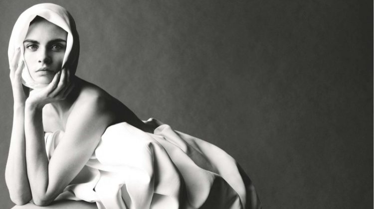 Cara Delevingne Takes On Bridal Fashion for Vogue UK