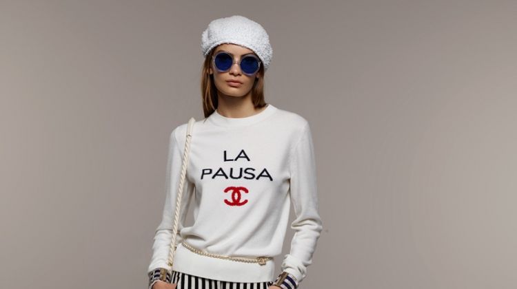 Nina Marker Models Chanel’s Nautical Inspired Cruise 2019 Collection