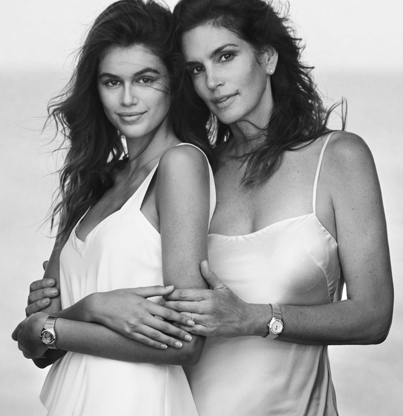 Kaia Gerber and Cindy Crawford star in OMEGA Watches campaign