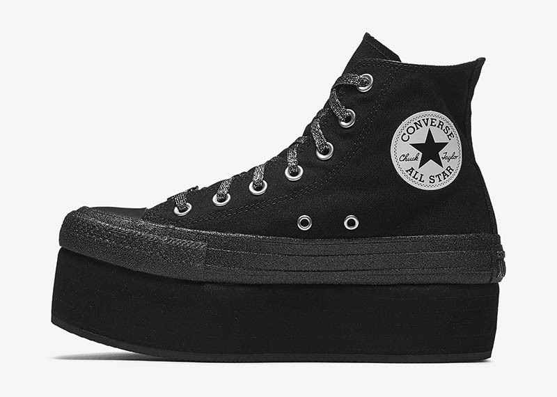 Converse x Miley Cyrus Chuck Taylor All Star Platform High Top in Black $95