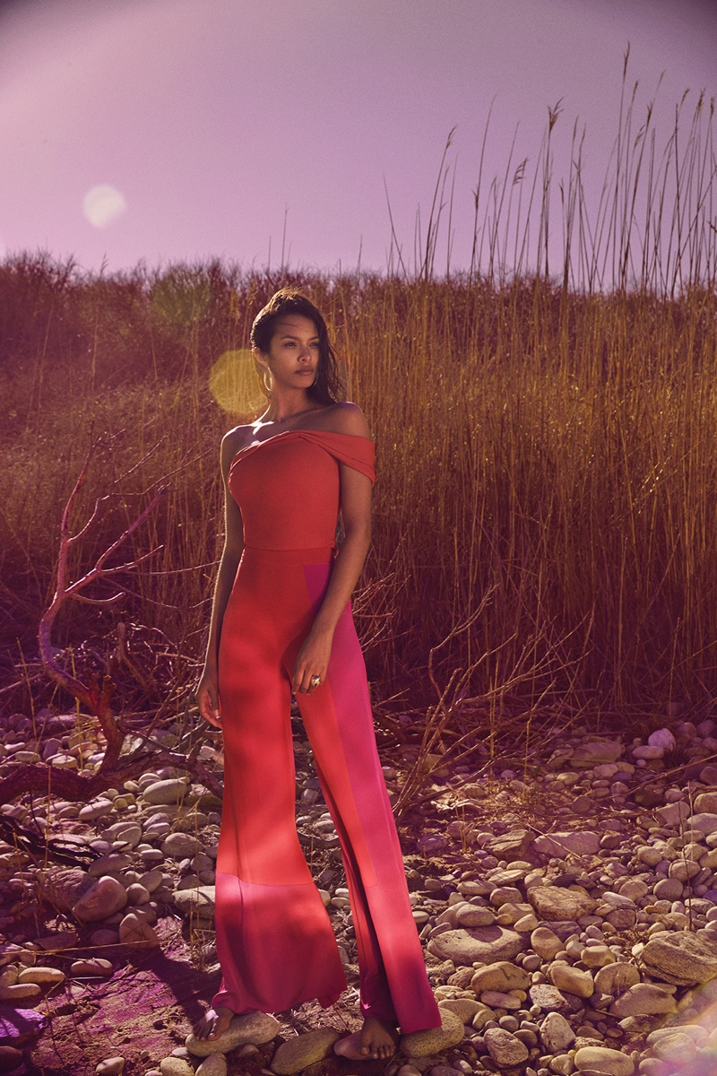 Lais Ribeiro impresses in Cushnie et Ochs pre-fall 2018 campaign