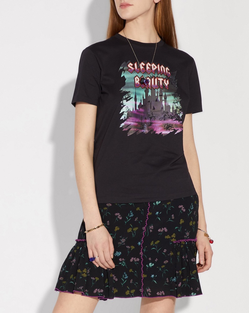 Disney x Coach Sleeping Beauty Band T-Shirt $95