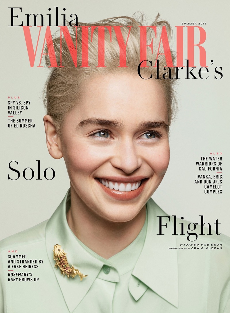 Emilia Clarke on Vanity Fair Summer 2018 Cover