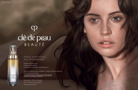 Felicity Jones stars in Clé de Peau Beauté campaign