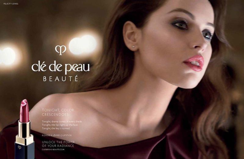 Actress Felicity Jones wows for Clé de Peau Beauté campaign