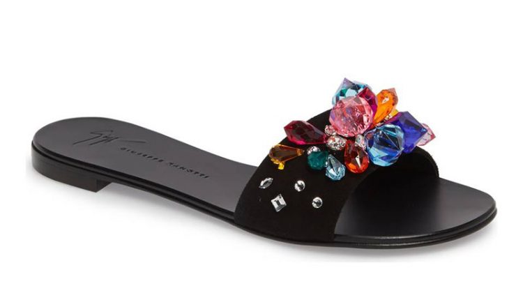 Giuseppe Zanotti Embellished Slide Sandal $398.98 (previously $650)