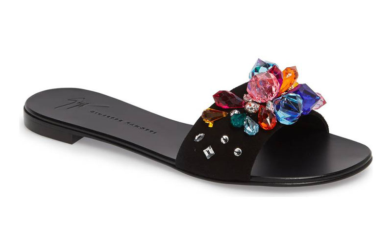 Giuseppe Zanotti Embellished Slide Sandal $398.98 (previously $650)