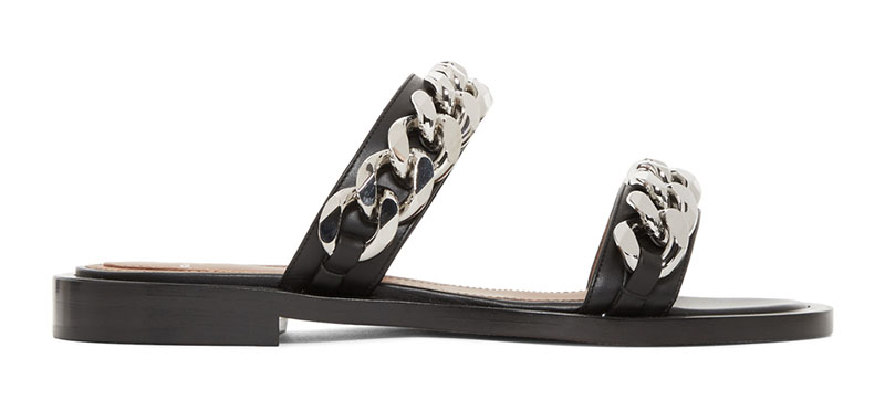Givenchy Double Chain Flat Sandals $662 (previously $895)