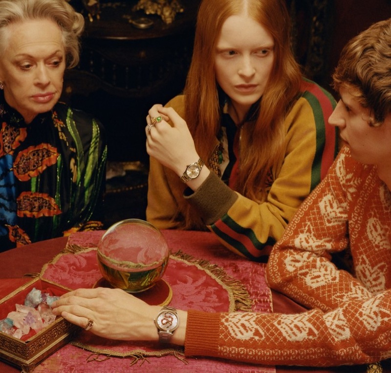 Tippi Hendren and Victoria Schons front Gucci's Timepieces + Jewelry 2018 campaign
