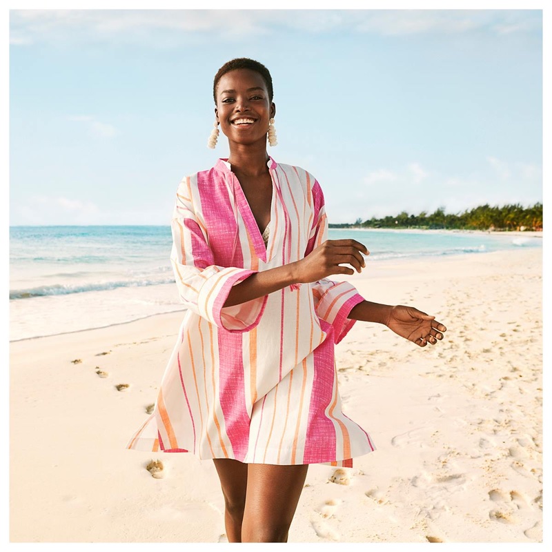 Maria Borges is all smiles in H&M's summer 2018 campaign