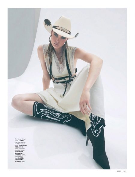 Isabel Scholten Models Rugged Western Styles for ELLE Turkey Isabel Scholten Models Rugged Western Styles for ELLE Turkey