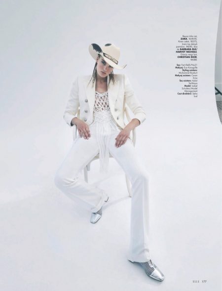 Isabel Scholten | ELLE Turkey | Western Style Editorial