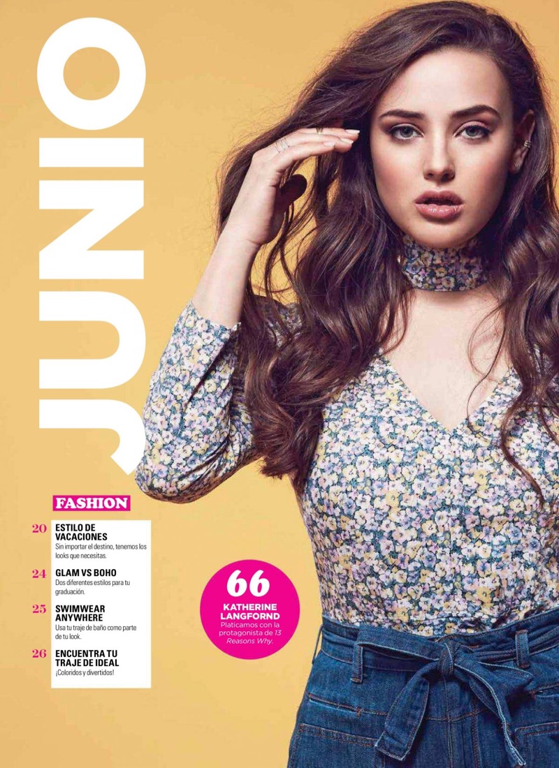 Katherine Langford poses for Seventeen Mexico