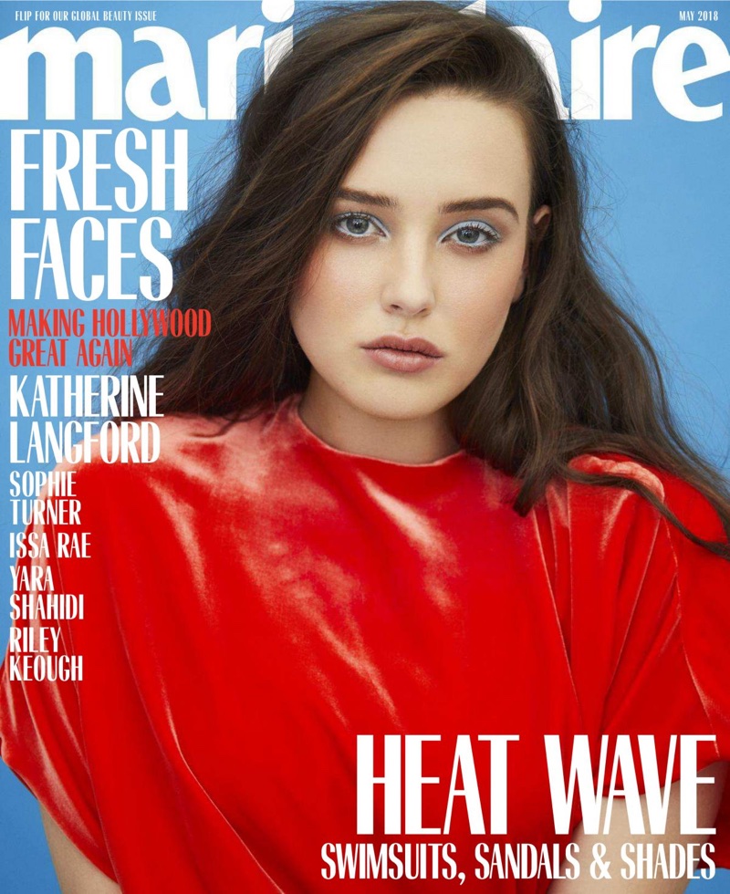 Katherine Langford on Marie Claire US May 2018 Cover