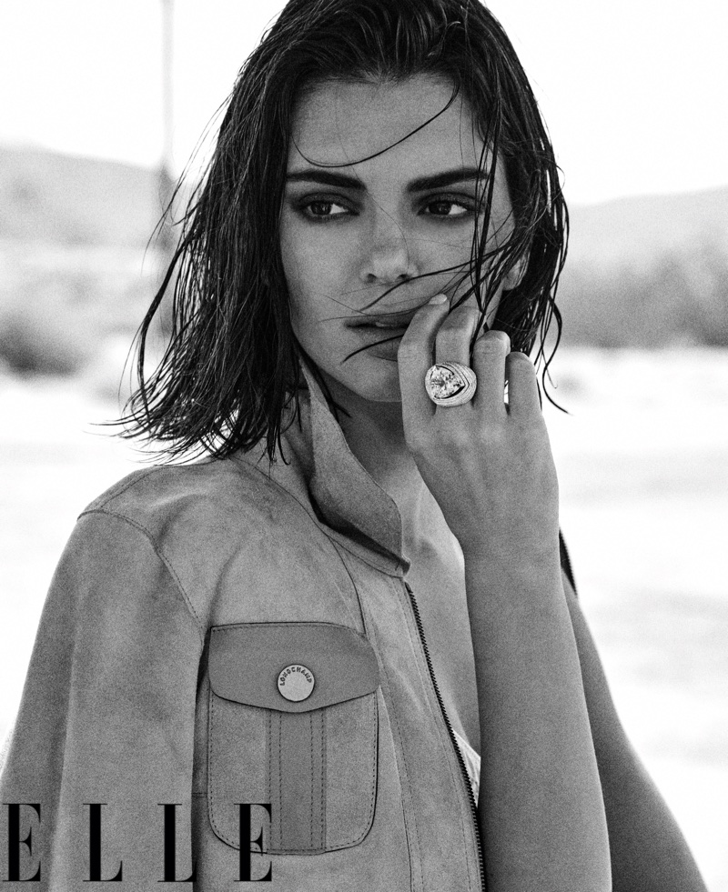 Kendall Jenner Elle Us 2018 Cover Fashion Shoot