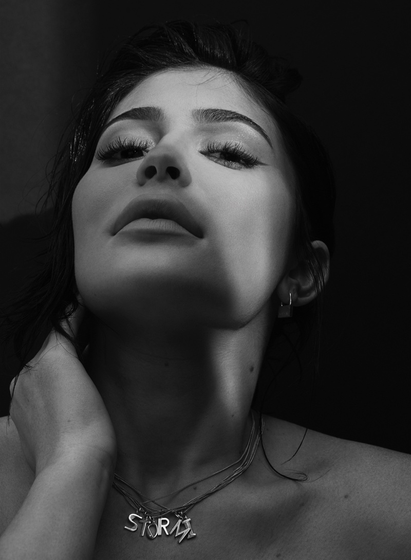 Nagi Sakai photographs Kylie Jenner in Stormi necklace
