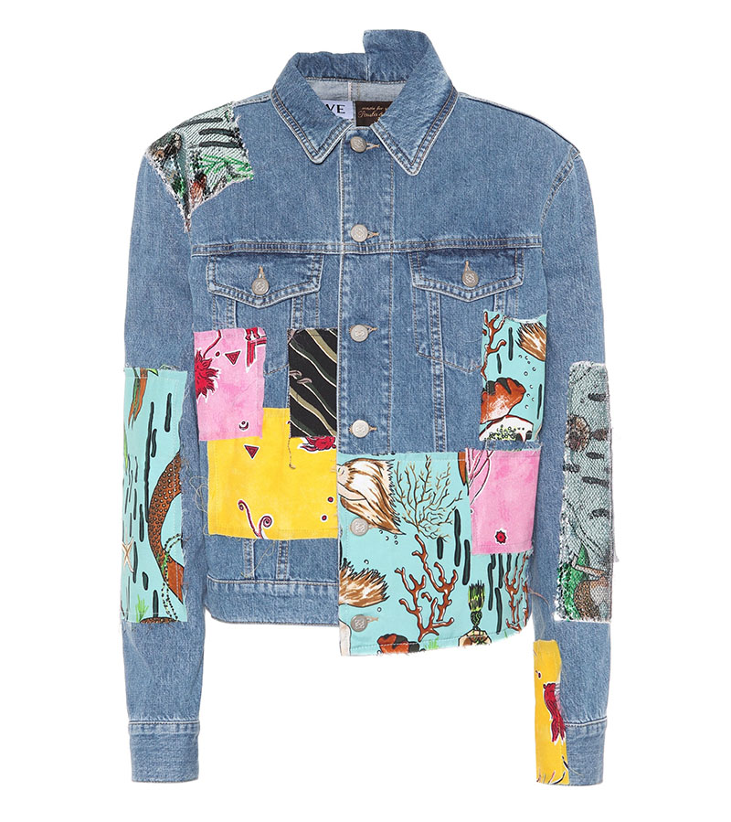 Loewe x Paula's Ibiza Patchwork Denim Jacket $1,350